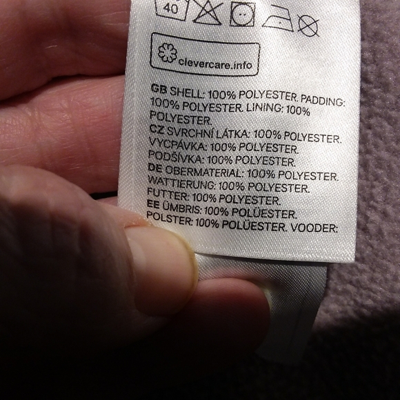 H&M heart pattern fleece-lined jacket - Picture 8 of 8